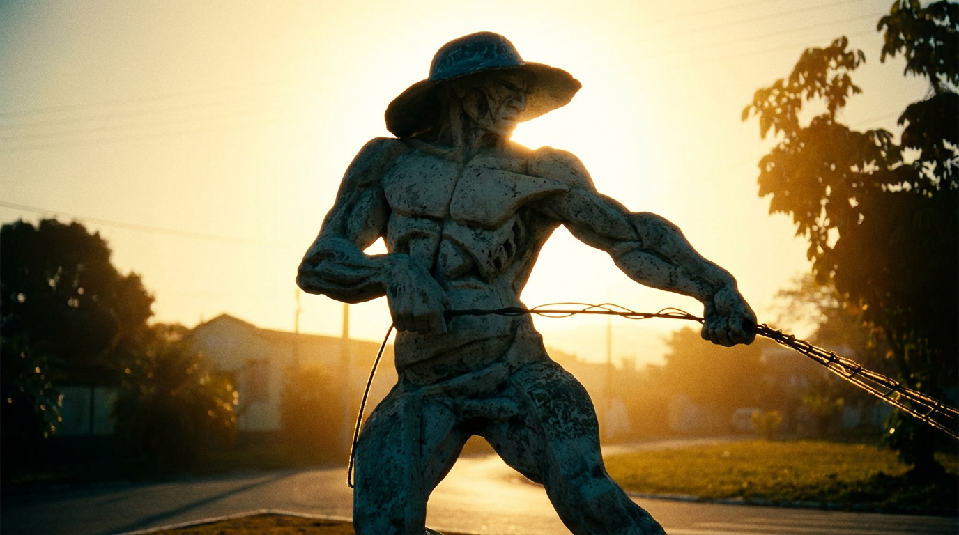 Estátua do pescador de Iguape