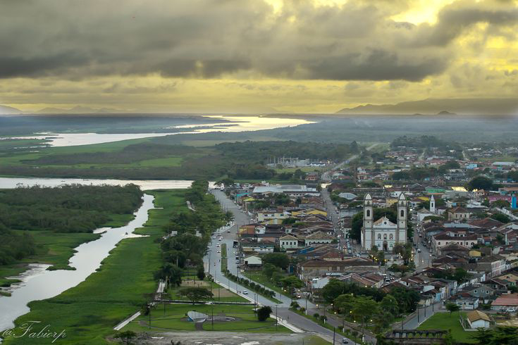 Vista aérea dos rios